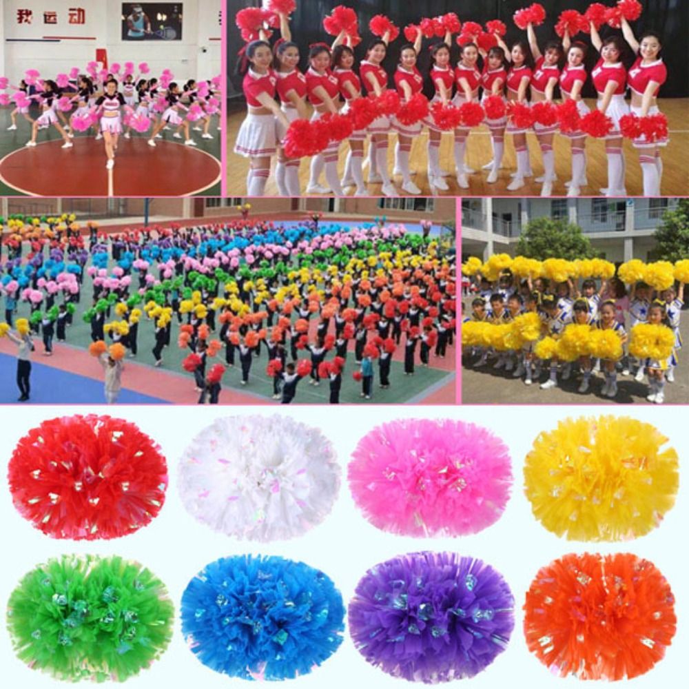 New 32*30cm Game Pompoms 9 Col - đánh giá và giá Cheerleading Pom Pom