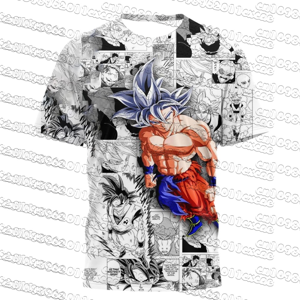Dragon Ball Men T‑Shirt Summer - đánh giá và giá Sports Equipment Resale