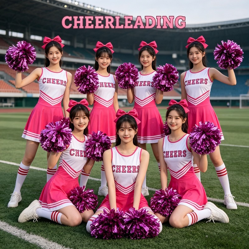 Cheerleading Dance Costume Set - đánh giá và giá Cheerleading Pom Pom