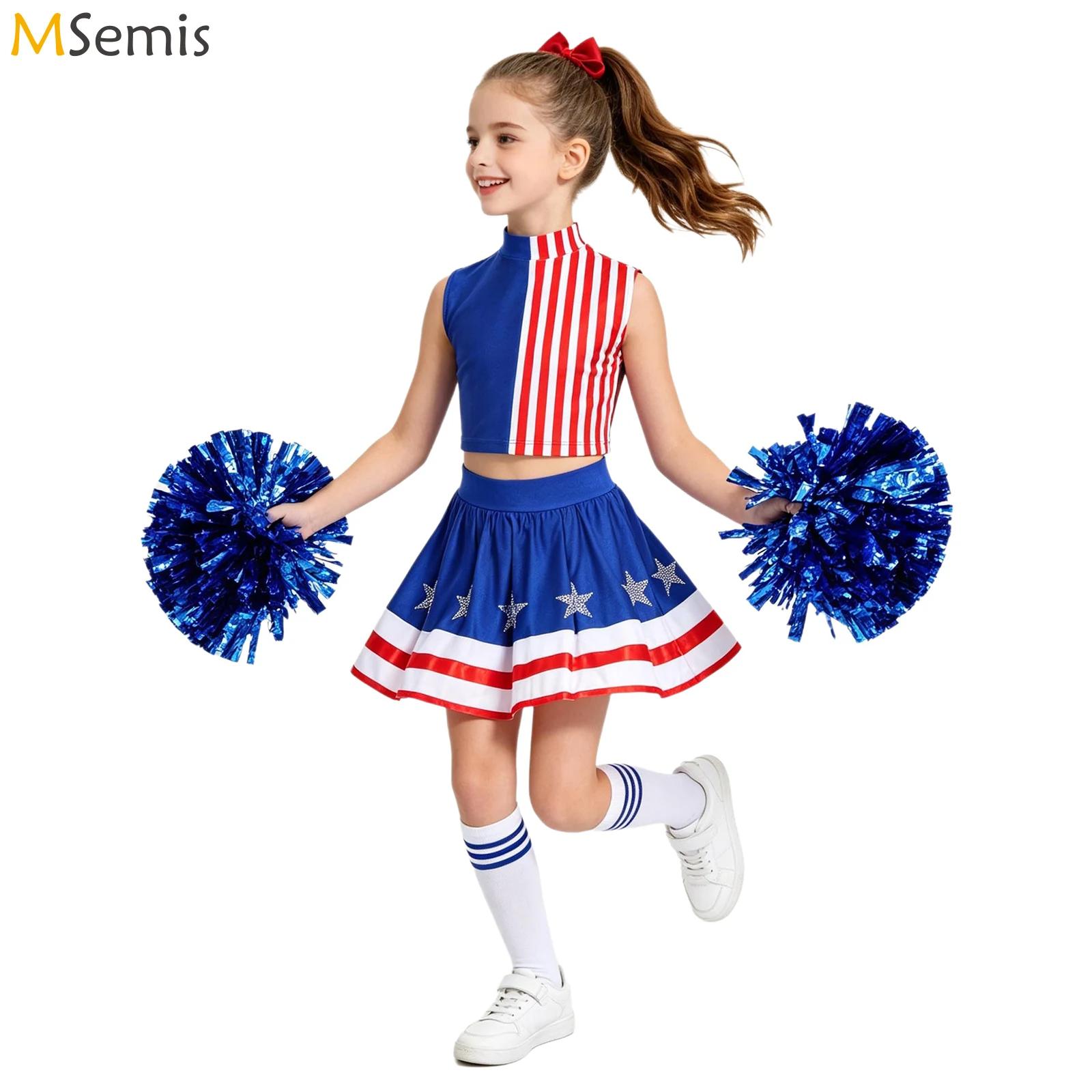 Kids Girls Cheerleading Outfit - đánh giá và giá Cheerleading Pom Pom