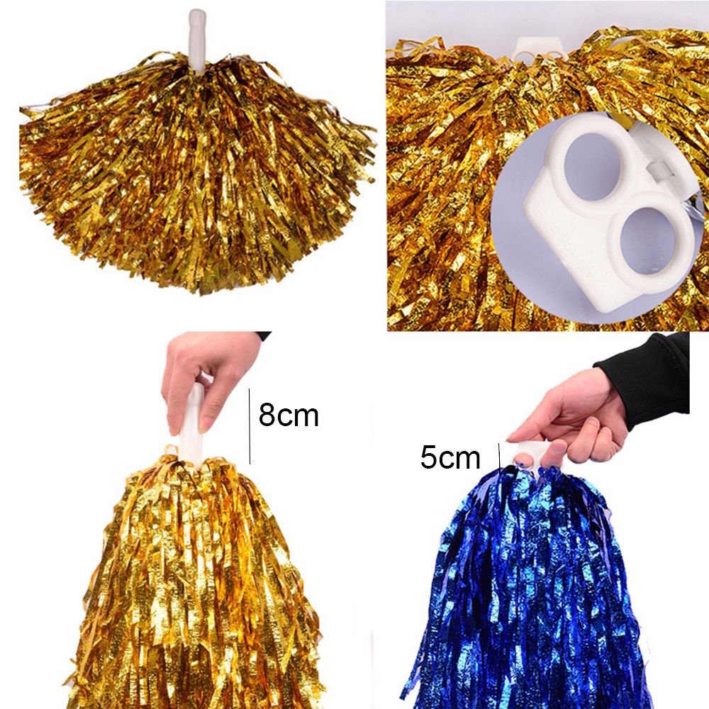Trang Phục Đôi Lỗ Tay Cầm Cổ V - đánh giá và giá Cheerleading Pom Pom
