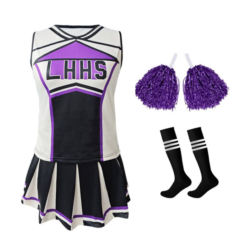 Women's Cheerleader Costume Un - đánh giá và giá Cheerleading Pom Pom