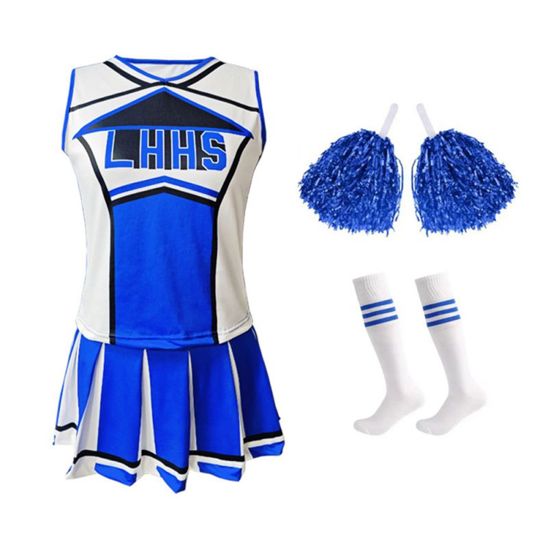 Women's Cheerleader Costume Un - đánh giá và giá Cheerleading Pom Pom
