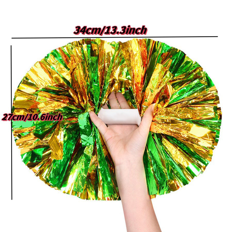 1Pcs Metallic PET Cheerleader  - đánh giá và giá Cheerleading Pom Pom