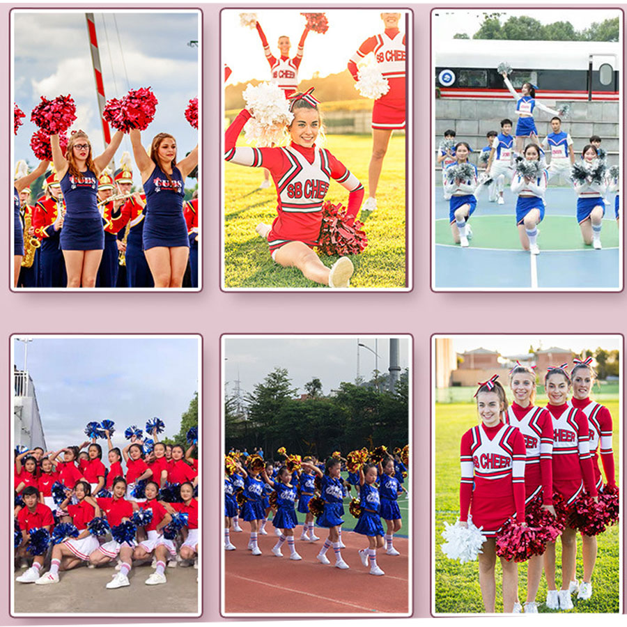 1Pcs Metallic PET Cheerleader  - đánh giá và giá Cheerleading Pom Pom